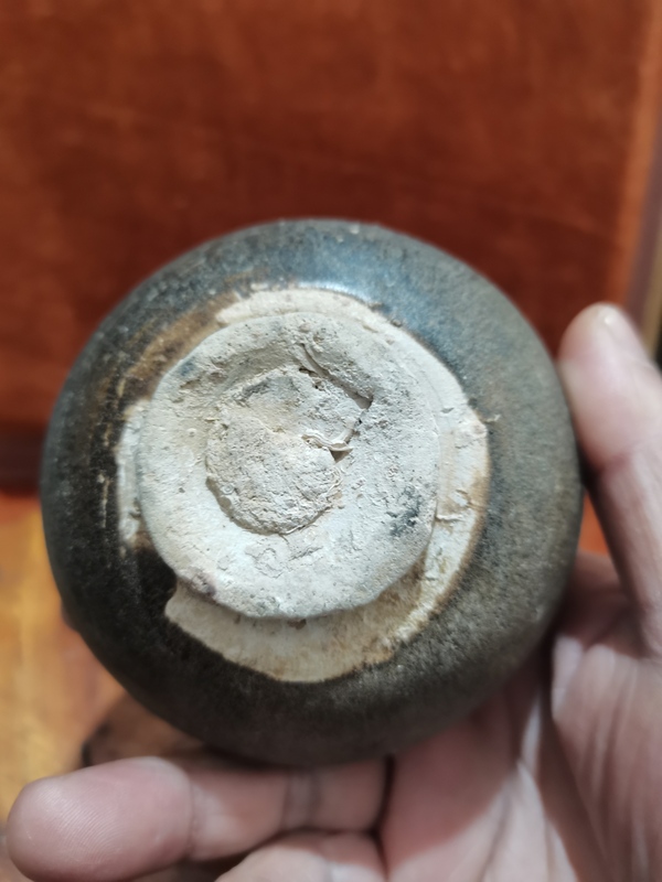 古玩陶瓷宋末元初吉州窯系雙系水盂拍賣,當(dāng)前價(jià)格2800元