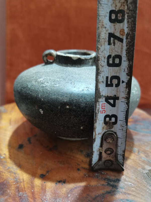 古玩陶瓷宋末元初吉州窯系雙系水盂拍賣,當(dāng)前價(jià)格2800元