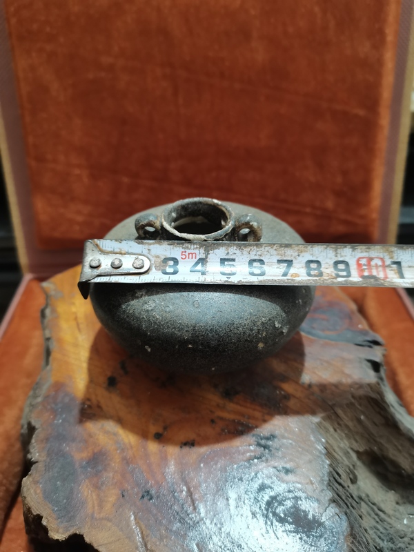 古玩陶瓷宋末元初吉州窯系雙系水盂拍賣,當(dāng)前價(jià)格2800元