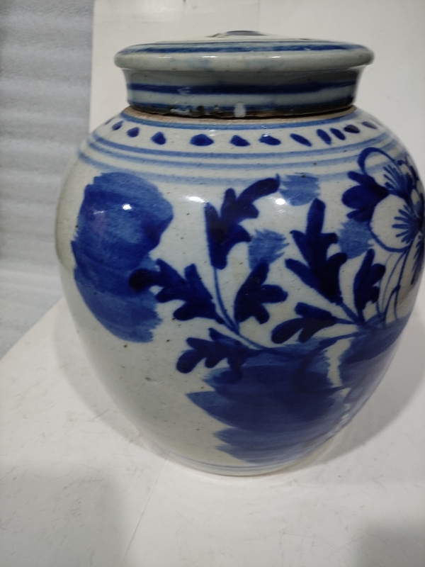 古玩陶瓷青花牡丹花紋蓋罐拍賣,當(dāng)前價格1680元