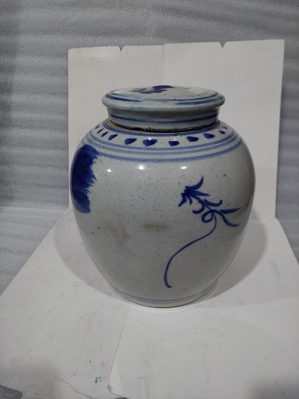 古玩陶瓷青花牡丹花紋蓋罐拍賣,當(dāng)前價格1680元