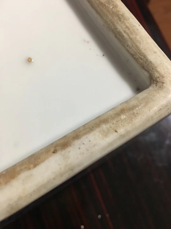 古玩陶瓷清中期團(tuán)鳳紋花卉紋四方青花水盂拍賣(mài),當(dāng)前價(jià)格36000元