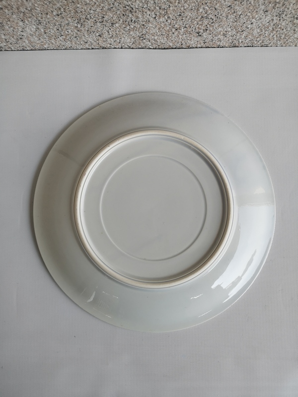 古玩陶瓷六十至八十年代歲寒三友松竹梅青花盤拍賣,當(dāng)前價格398元