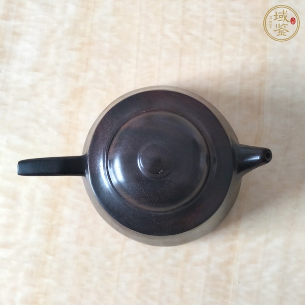 古玩雜項(xiàng)紅木雕茶壺一把真品鑒賞圖