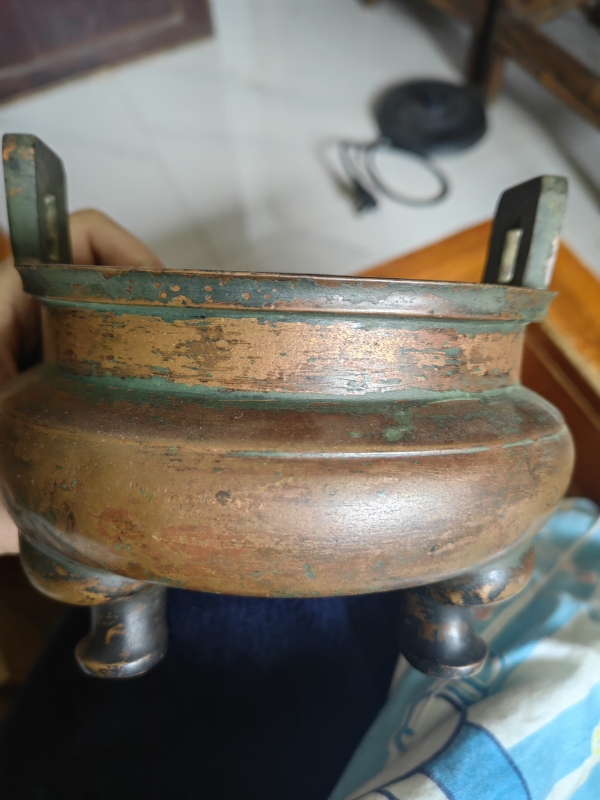 古玩铜器老铜炉拍卖，当前价格2800元