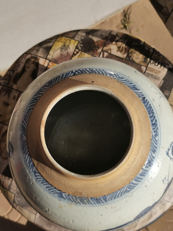 古玩陶瓷乾隆亭臺樓閣山水罐帶大號。有蓋子漂亮的很。拍賣,當前價格3555元
