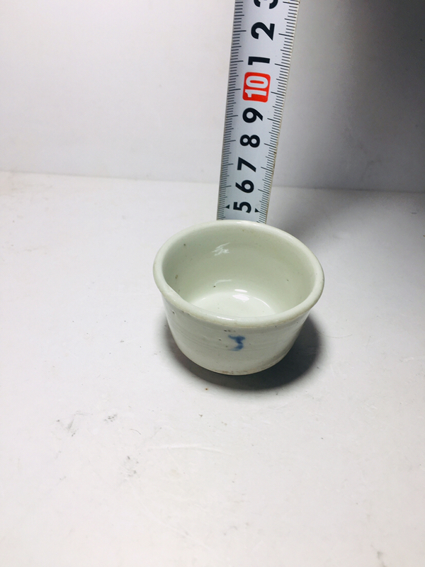 古玩陶瓷清代青花杯拍賣,當前價格199元