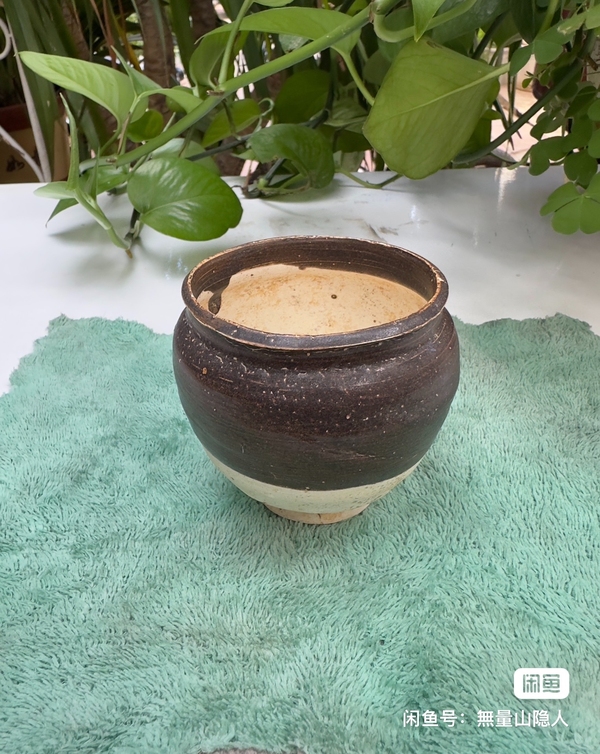 古玩陶瓷吉州窯褐釉琴爐拍賣,當(dāng)前價(jià)格850元