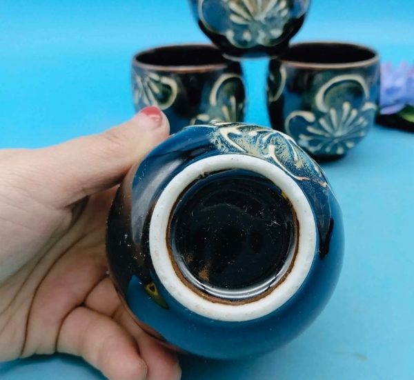 古玩陶瓷八十年代烏金釉杯拍賣,當(dāng)前價(jià)格220元