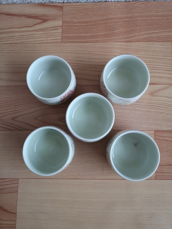 古玩陶瓷六十至八十年代竹紋杯拍賣,當前價格260元
