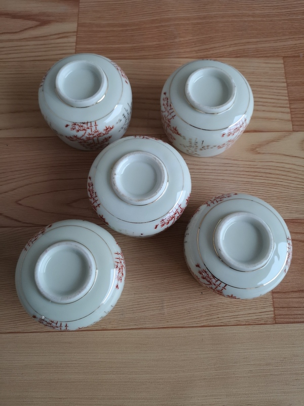 古玩陶瓷六十至八十年代竹紋杯拍賣,當前價格260元