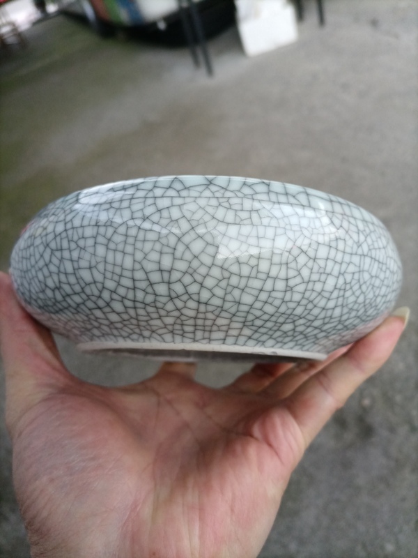古玩陶瓷六十至八十年代哥釉洗拍賣,當前價格260元