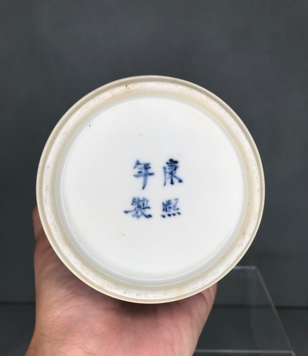 古玩陶瓷光緒青花花鳥紋瓶拍賣，當(dāng)前價格3800元