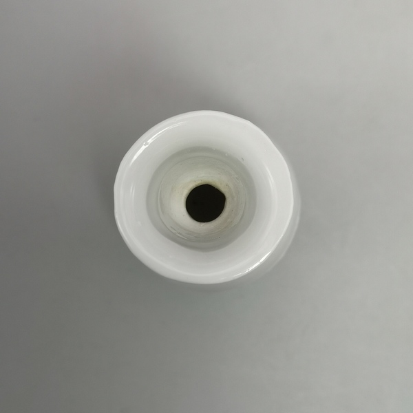 古玩陶瓷清早期白釉玉壺春瓶拍賣,當前價格550元