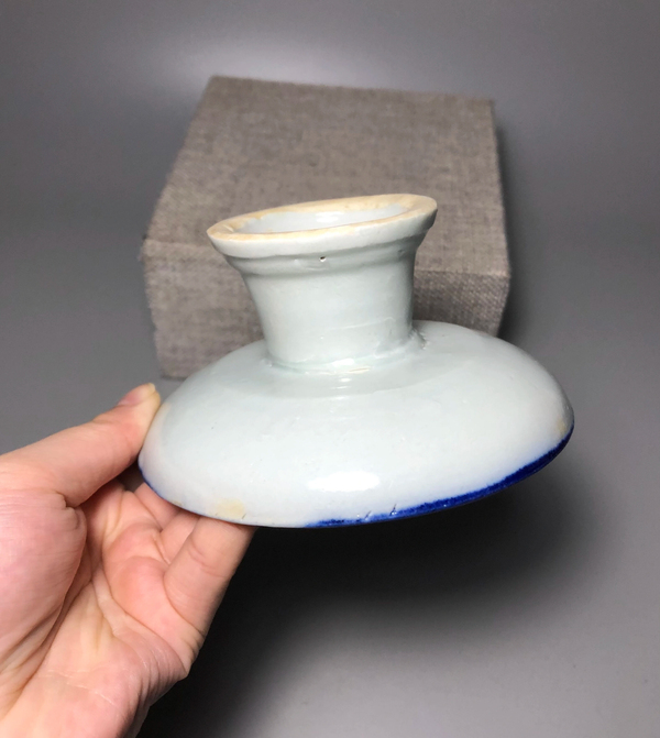 古玩陶瓷精品青花花卉紋高足盤拍賣,當前價格1588元