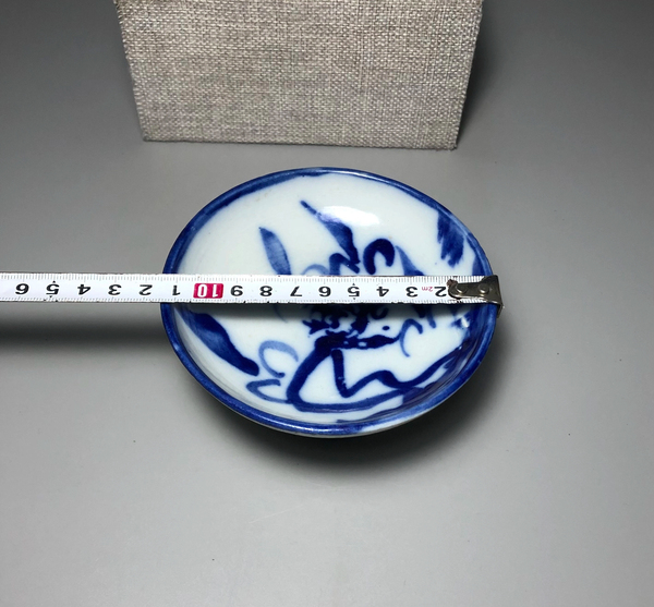 古玩陶瓷精品青花花卉紋高足盤拍賣,當前價格1588元
