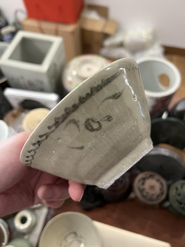 古玩陶瓷明代晚期青花碗拍賣,當前價格299元