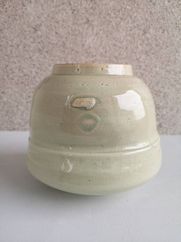 古玩陶瓷清代早期蓋罐拍賣,當前價格680元