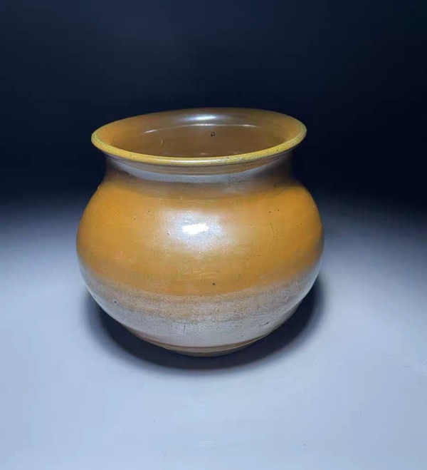 古玩陶瓷明代?紫金釉渣斗拍賣,當前價格2800元