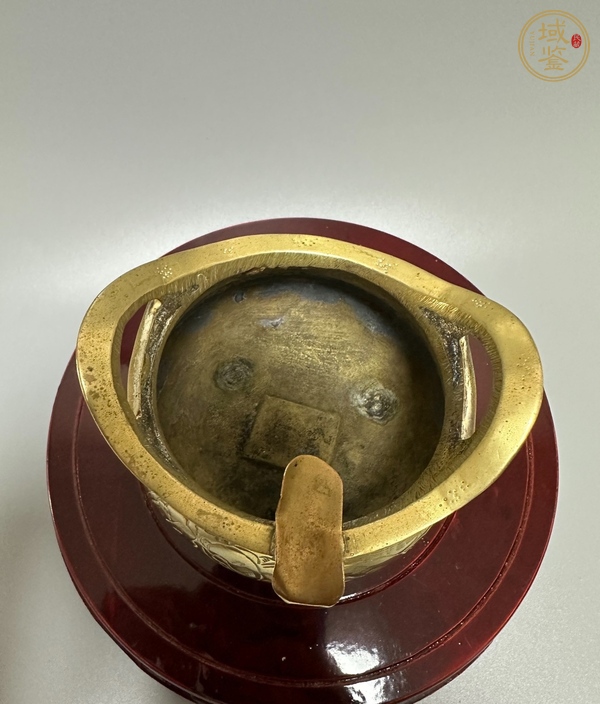 古玩銅器銅香爐真品鑒賞圖