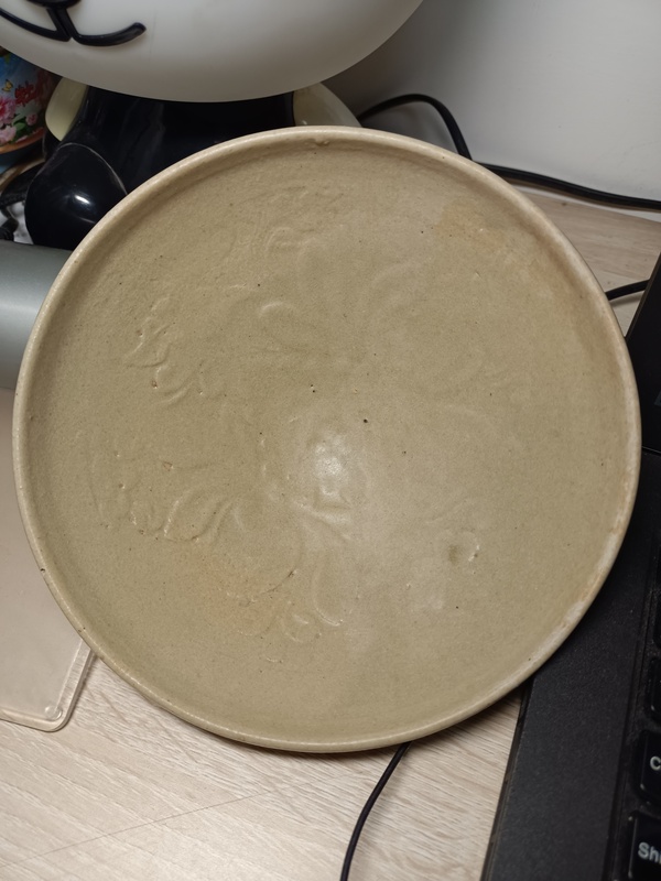古玩陶瓷元耀州窯對頭蓮碗拍賣,當前價格6666元