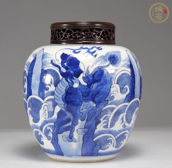 古玩陶瓷青花罐真品鑒賞圖