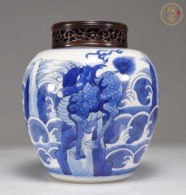 古玩陶瓷青花罐真品鑒賞圖