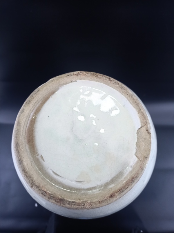 古玩陶瓷粉彩花鳥詩文撇口瓶拍賣,當前價格3860元