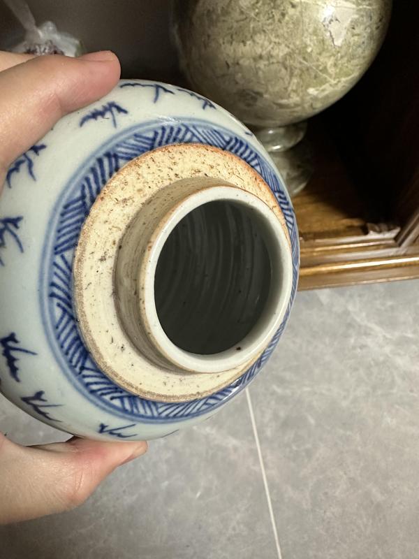 古玩陶瓷清代雍正線描龍紋青花蓋罐拍賣,當(dāng)前價格6500元