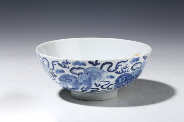 古玩轉賣青花五世同堂碗拍賣，當前價格0元