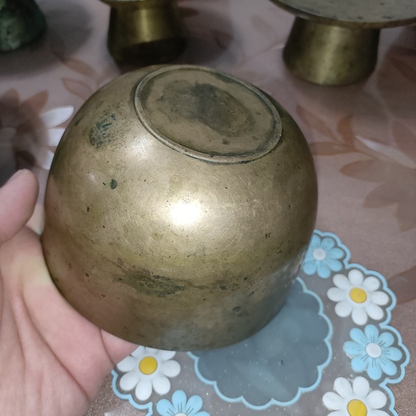 古玩銅器清晚，銅缽拍賣，當前價格388元