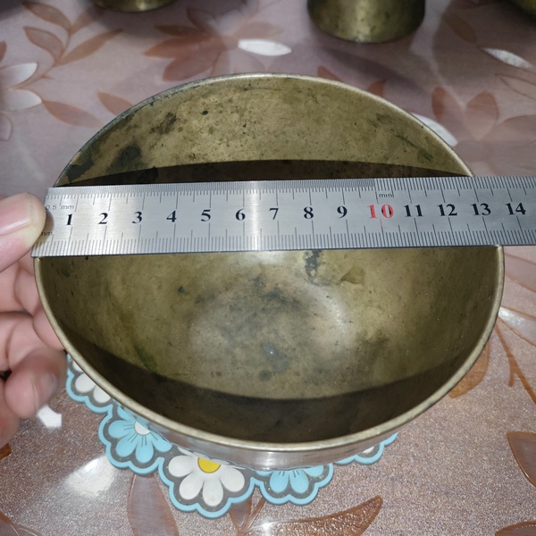 古玩銅器清晚，銅缽拍賣，當前價格388元