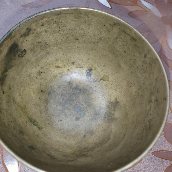 古玩銅器清晚，銅缽拍賣，當前價格388元
