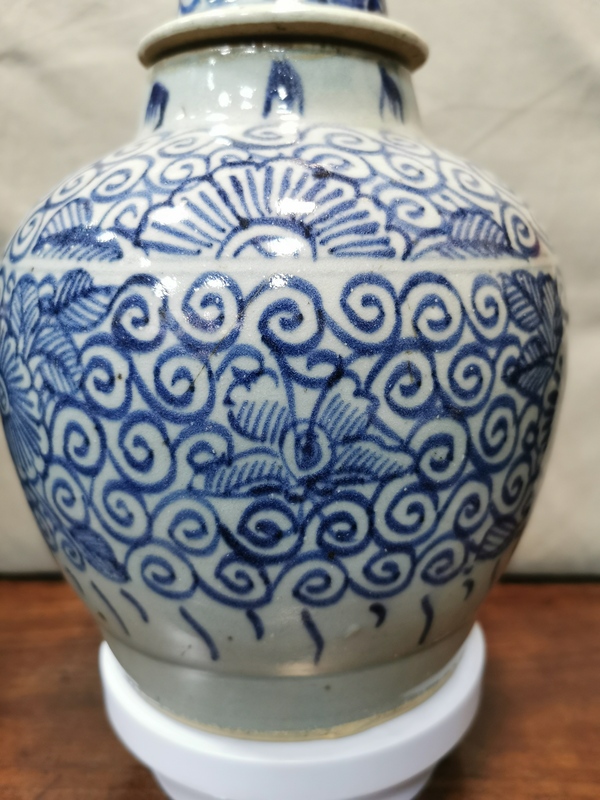 古玩陶瓷青花罐拍賣,當前價格9000元