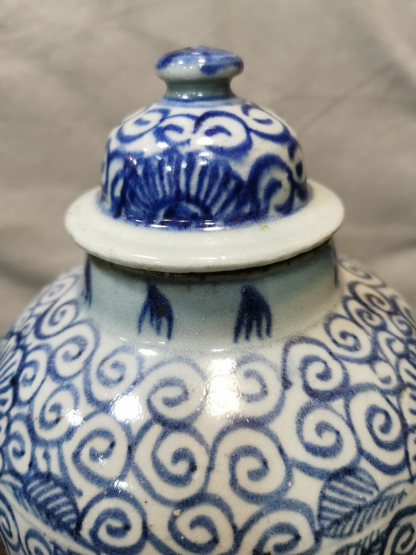 古玩陶瓷青花罐拍賣,當前價格9000元