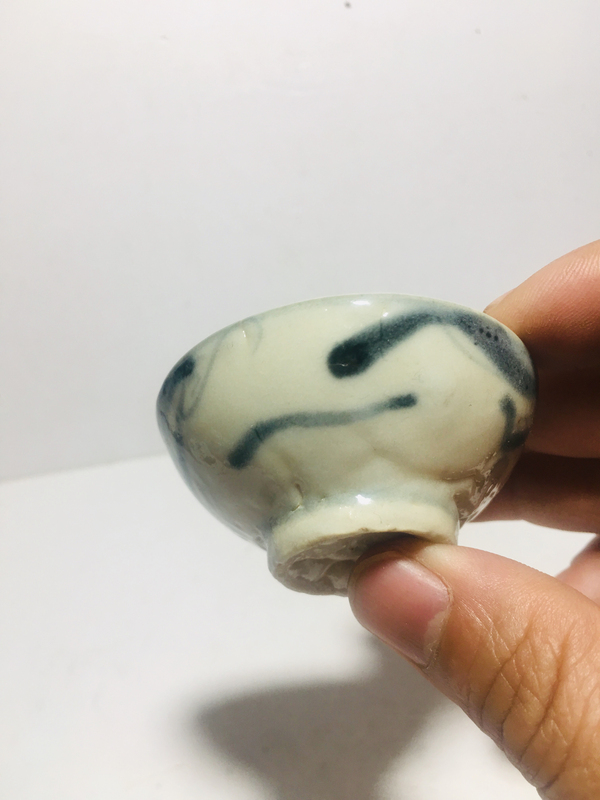 古玩陶瓷清代雍乾青花龍紋杯拍賣,當前價格299元