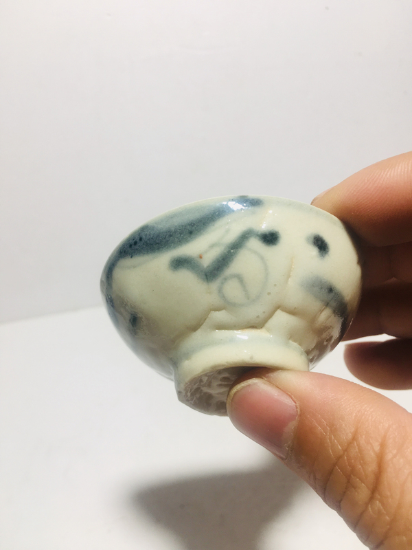 古玩陶瓷清代雍乾青花龍紋杯拍賣,當前價格299元