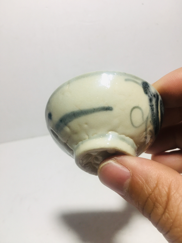 古玩陶瓷清代雍乾青花龍紋杯拍賣,當前價格299元