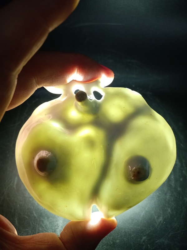 古玩陶瓷【清末】德化白瓷桃形水洗拍賣,當前價格0元