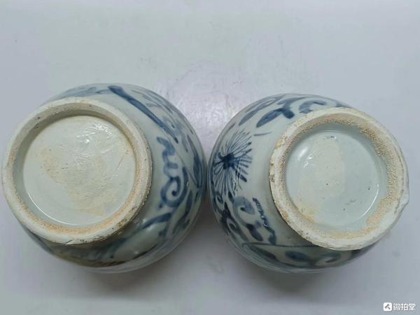 古玩陶瓷清初青花纏枝花卉紋蓋罐一對(duì)拍賣,當(dāng)前價(jià)格12000元