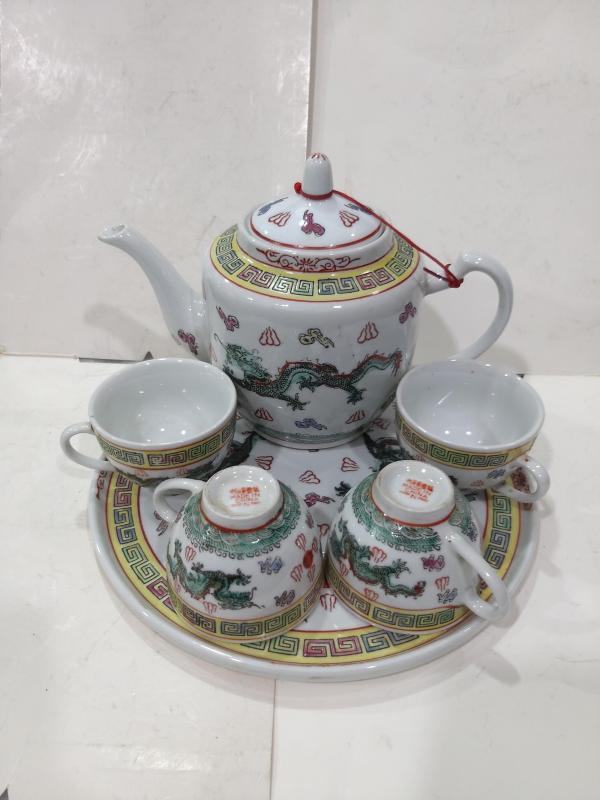 古玩陶瓷出口創匯期龍紋茶器拍賣,當前價格520元