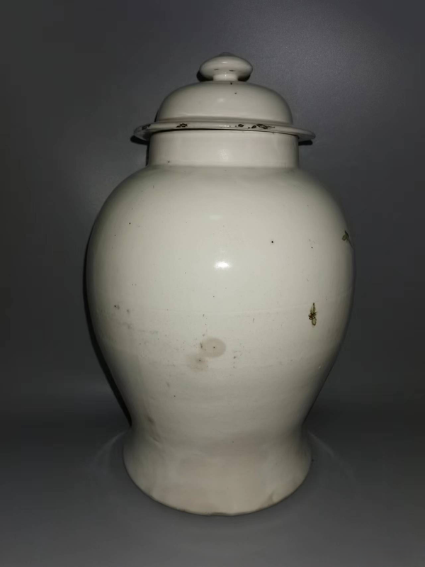 古玩陶瓷粉彩教子圖人物紋將軍罐拍賣,當前價格3600元