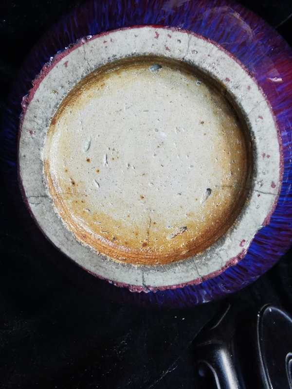 古玩陶瓷上世紀中期窯變紅釉荸薺瓶拍賣,當前價格9000元