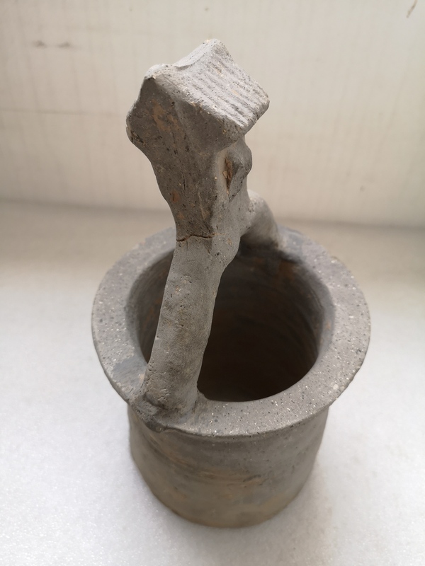 古玩陶瓷漢代灰陶井拍賣,當前價格678元