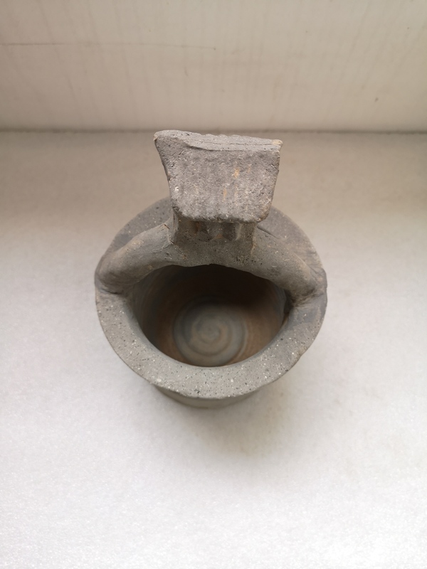 古玩陶瓷漢代灰陶井拍賣,當前價格678元