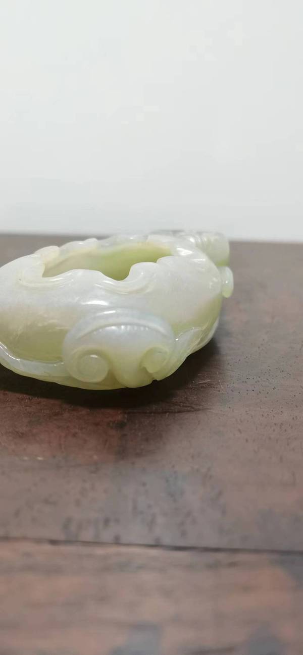 古玩玉器和田玉筆洗拍賣,當前價格1300元