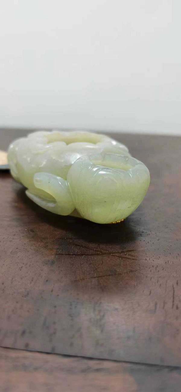 古玩玉器和田玉筆洗拍賣,當前價格1300元