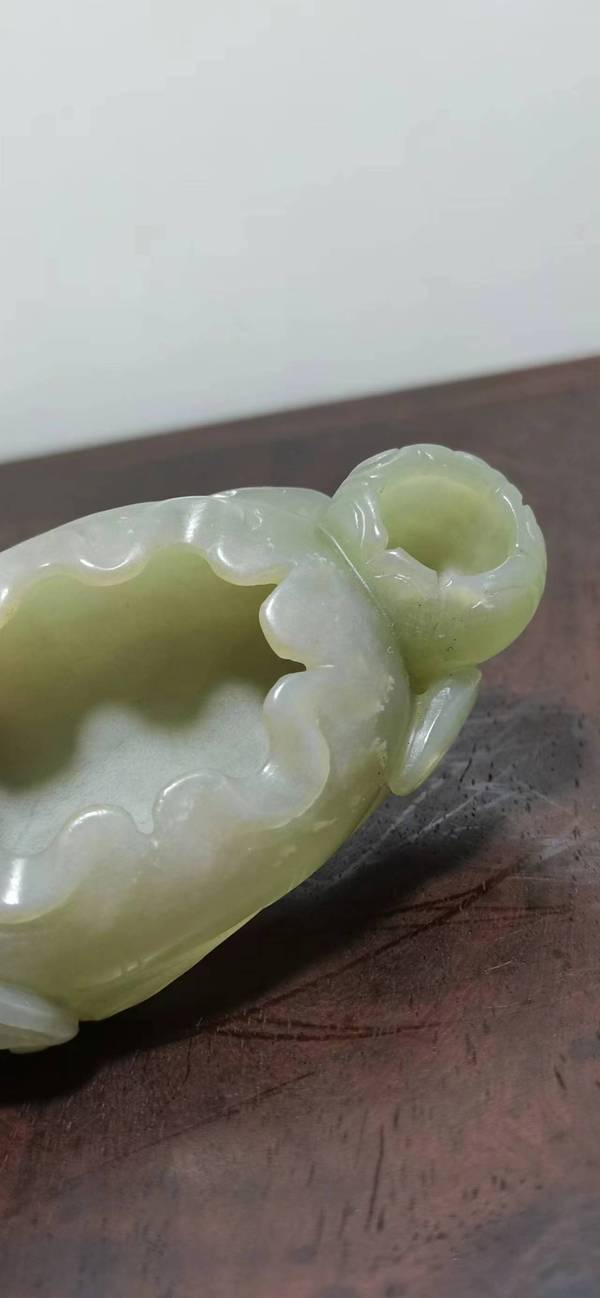 古玩玉器和田玉筆洗拍賣,當前價格1300元