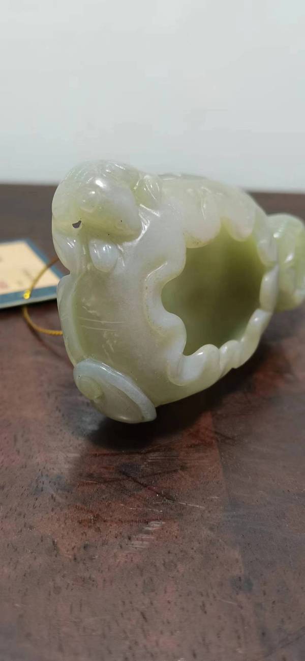 古玩玉器和田玉筆洗拍賣,當前價格1300元
