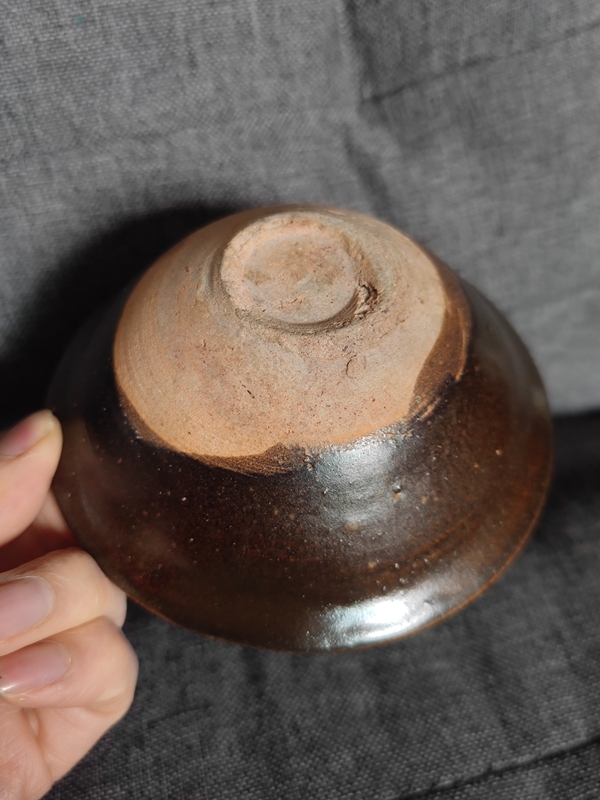 古玩陶瓷宋代?吉州窯木葉盞拍賣，當(dāng)前價格3999元